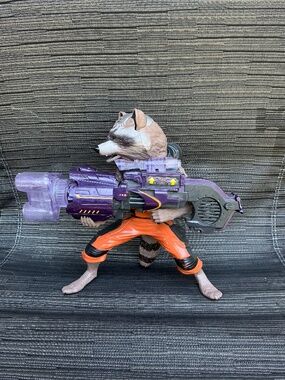 Big Blastin' Rocket Raccoon Hasbro Marvel Guardians of the Galaxy Figure Tested